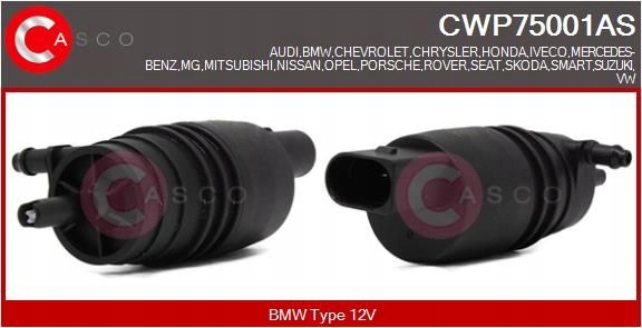 BOMBA DE LAVAPARABRISAS CWP75001AS CASCO 