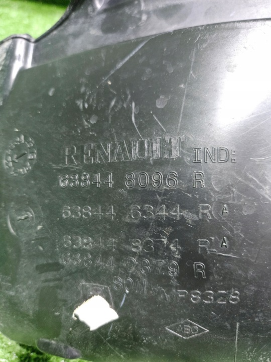 DACIA SANDERO III PASSAGE DE ROUE DROIT AVANT 638448096R