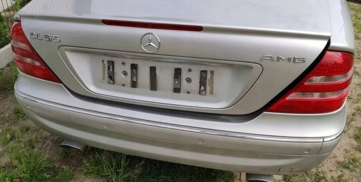 MOULURE PARE-CHOCS AVANT AVANT RESTYLAGE PIÈCES MERCEDES CL W215