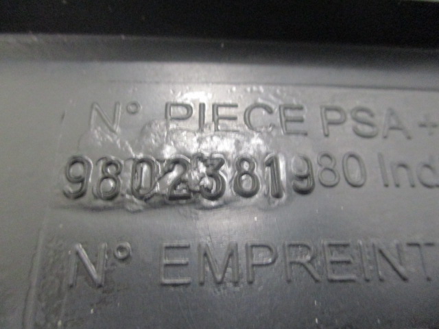 CITROEN C3 III PROTECTION PLAQUE SOUS MOTEUR NEUF
