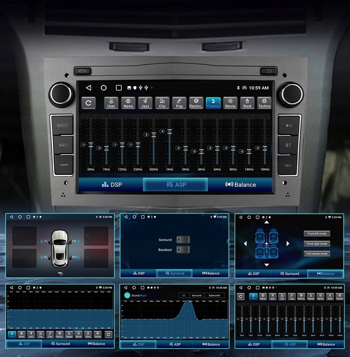 RADIO ANDROID 12 OPEL VECTRA C ZAFIRA ASTRA H GPS 