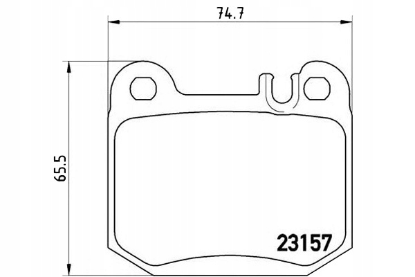 ZAPATAS DE FRENADO MERCEDES W163 ML270-ML500 00-05TY 