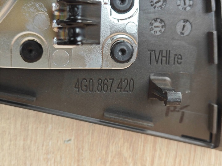 ORIGINE DÉCOR MOULURE PORTES DROIT ARRIÈRE AUDI A6 C7 LIFT 4G0867420H AJ3 34KM