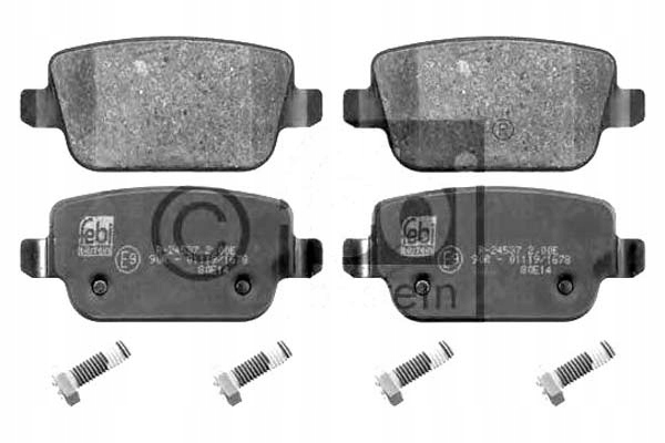 16642 FEBI BILSTEIN KIT PLAQUETTES FREINS HA