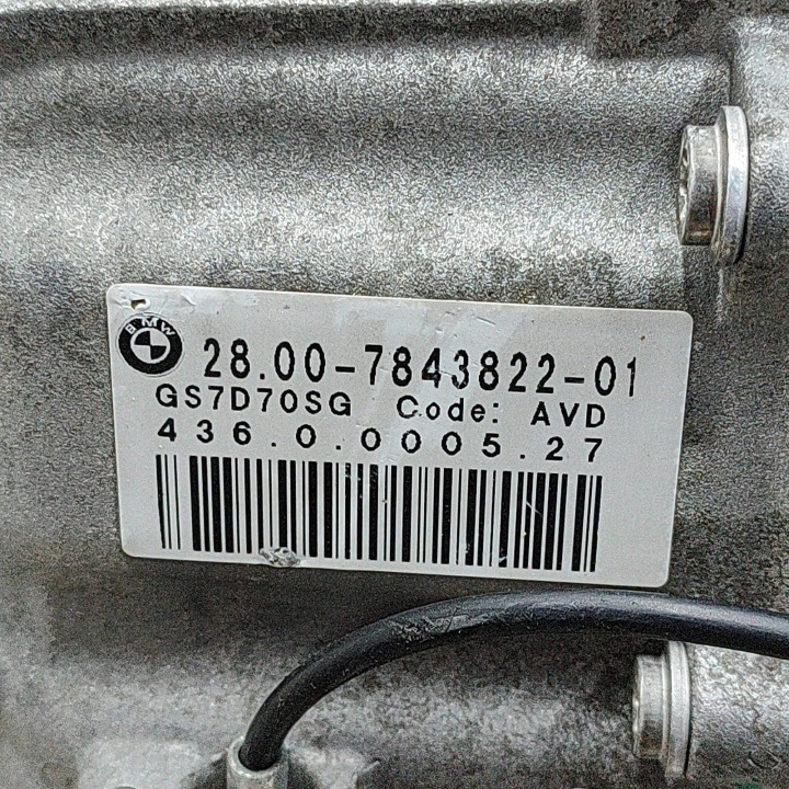 BMW F10 M5 M6, 2013 BOÎTE DE VITESSES AUTOMATIQUE 4.4E V8 GS7D70SG