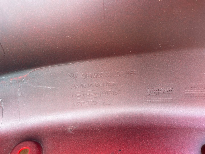 PARE-CHOCS PORSCHE BOXTER 981 2012