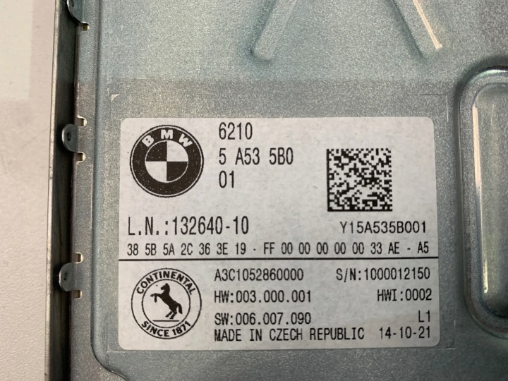 BMW G20 G22 LCI G42 MODULE TABLEAU DE BORD UNIVERSEL 5A535B0