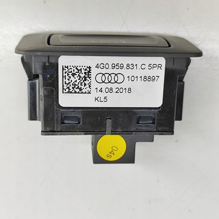 AUDI A5 2019 BOUTON OUVERTURE COUVERCLES DE COFFRE COUVERCLES DE COFFRE