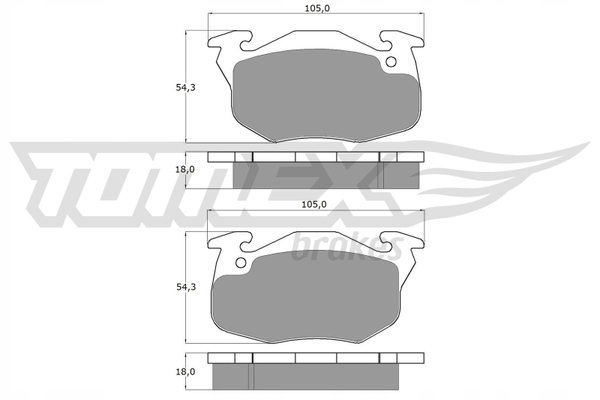 PADS BRAKE CITROEN SAXO 96-04 TOMEX BRAKES photo 10 - milautoparts-fr.ukrlive.com