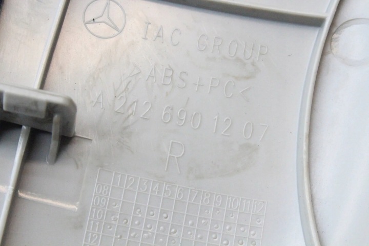 AUTRE PIÈCES COUVERCLES DE COFFRE MERCEDES-BENZ E T-MODEL (S212) A2126901207 22568207