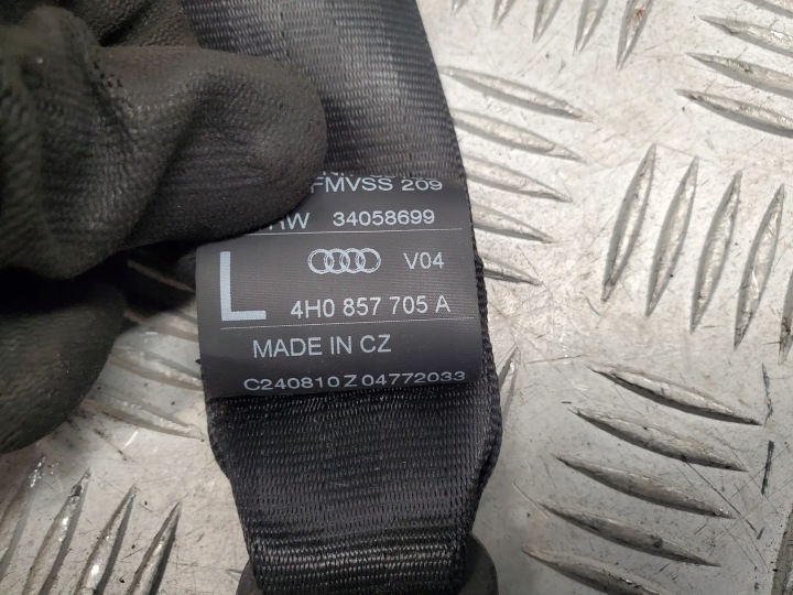 AUDI A8 S8 D4 4H 4H0857705A AVANT CÔTÉ GAUCHE CEINTURES DE SÉCURITÉ