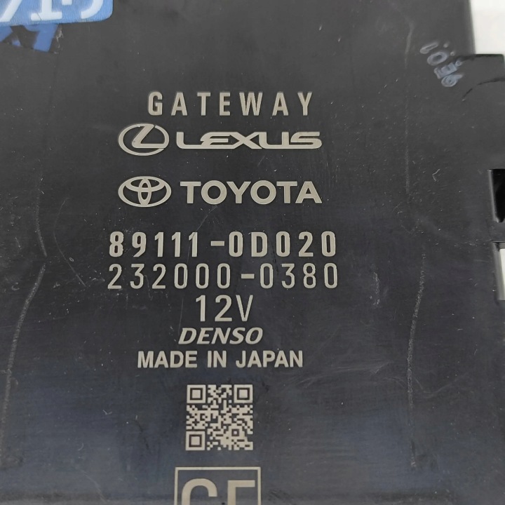 MODULE GATEWAY TOYOTA YARIS CROSS (MXP_) 891110D020 27794482 1.5L 85KW 2022