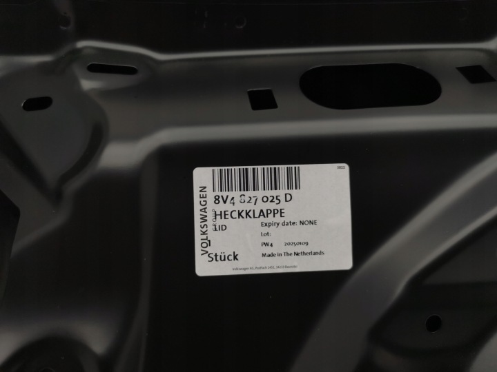 COUVERCLES DE COFFRE ARRIÈRE ARRIÈRE COUVERCLES DE COFFRE AUDI A3 8V BERLINE COMPACTE 8V4827025D NEUF ORIGINALE