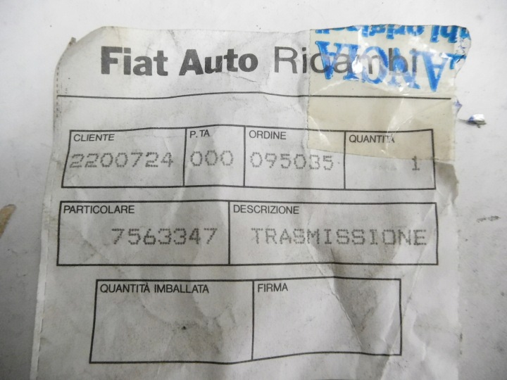 CÂBLE GAZ FIAT UNO 7563347