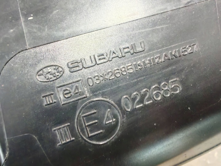 SUBARU IMPREZA III GH STI WRX RÉTROVISEUR DROIT 32J 7 GOUPILLE
