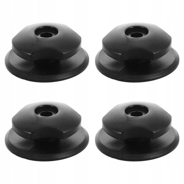 4SET NOIR CAR CARGO NET HOOKS DURABLE PP CAR TRUNK STORAGE MOUNTS
