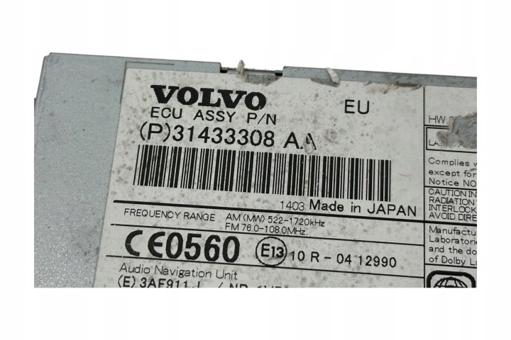 STACJA MULTIMEDIALNA VOLVO S60 31433308