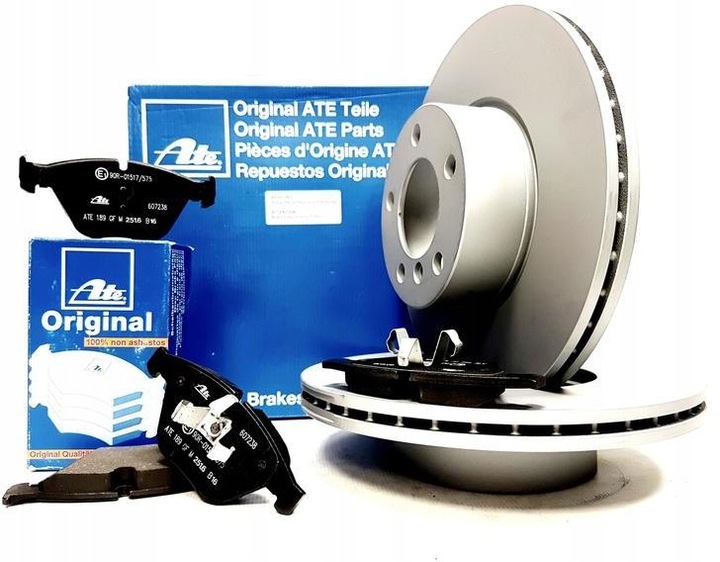 ATE DISCS+PADS FRONT BMW 3 E90 E91 E92 X1 E84 photo 1 - milautoparts-fr.ukrlive.com