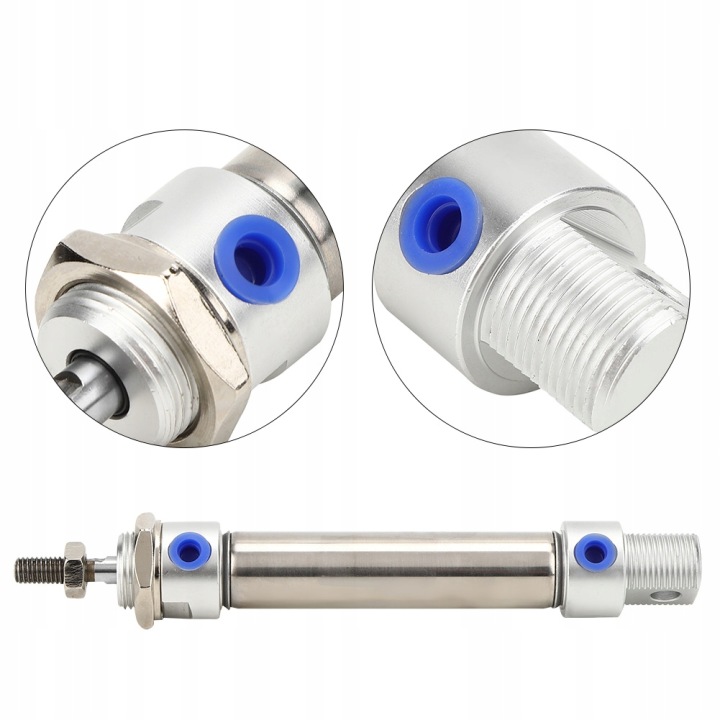 MINI PNEUMATIQUE SERVOMOTEUR AÉRIEN AVEC ACIER INOXYDABLE MA20 150 KOMPONENT PRZEMYSLOWY