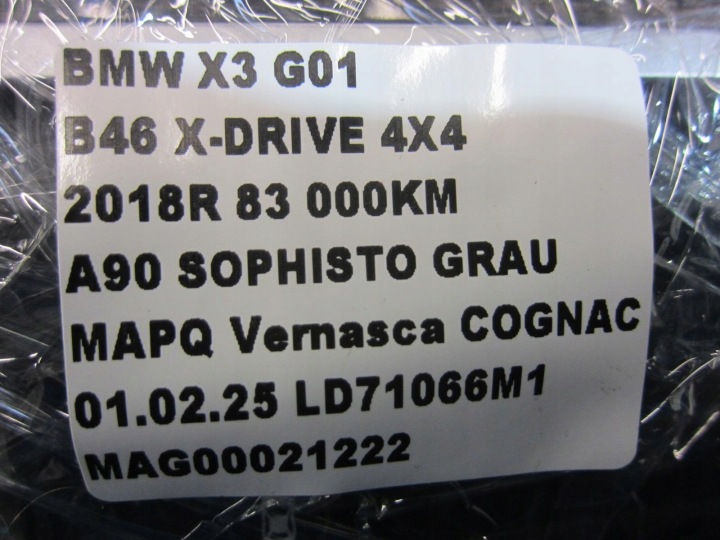 BMW X3 G01 G02 F97 GRILLE CONDUIT D'AIR CENTRALE DÉCOR MARRON 9363444 51456820690