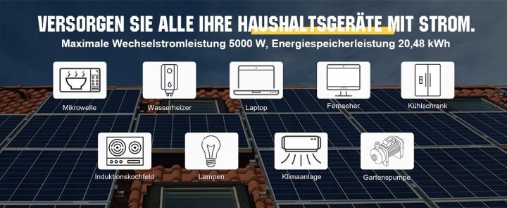 KIT SOLAIRE 5160W 48V AVEC AKUMULATOREM 48V 100AH – COMPLET SYSTÈME