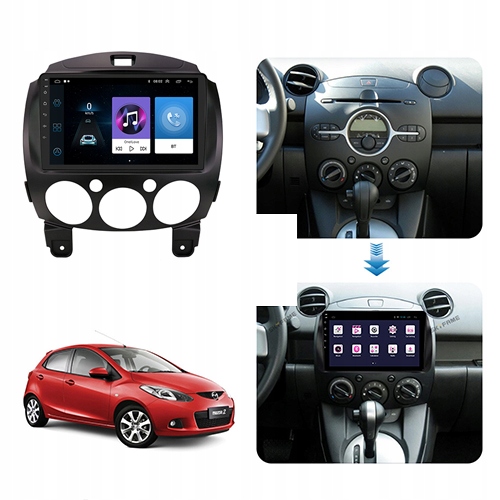 MAZDA 2 2007-2014 RADIO ANDROID WIFI GPS 8GB/128GB 