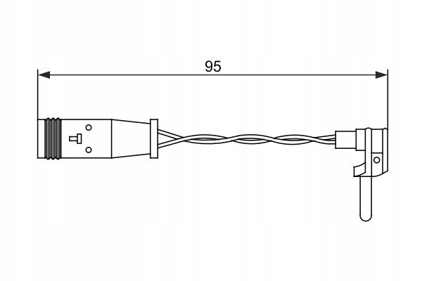 SENSOR DESGASTE ZAPATAS DE FRENADO MERCEDES SLK 200 250 