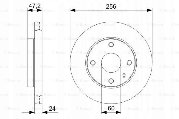 BOSCH 0 986 479 C01 DISC BRAKE 