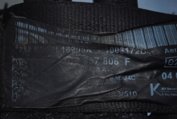 CEINTURES DE SÉCURITÉ ARRIÈRE ENSEMBLE 3C9857805F, 3C9857806F VW PASSAT B6