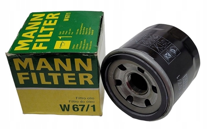 FILTRO ACEITES DEL MOTOR PRONAR 320AM 320AMK MITSUBISHI 30A4000203 MANN W67/1 