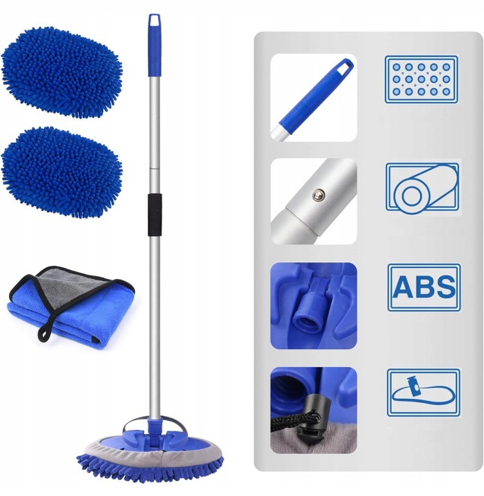 BROSSE VERS LAVAGE VOITURES KIT SZCZOTEK VERS NETTOYAGE SAMOCHODU,160CM