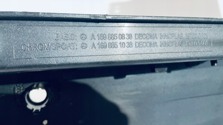 PARE-CHOCS ARRIÈRE ARRIÈRE MERCEDES A-KLASA LIFT A169885083