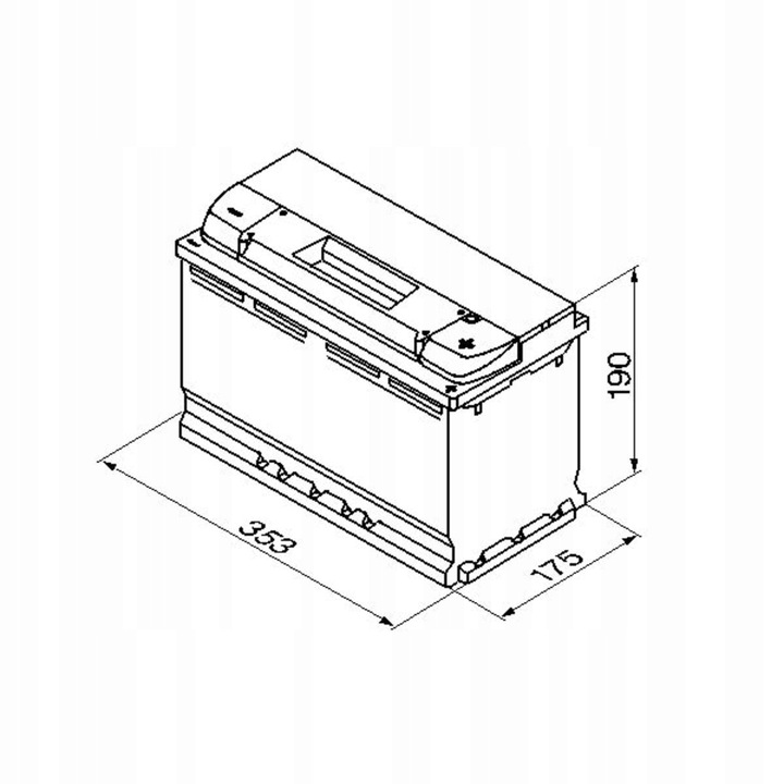 BATERÍA BOSCH S4 95AH 800A P+ 