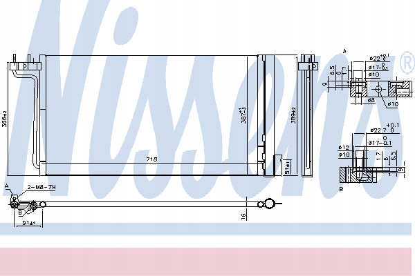 RADIATEUR CLIMATISATION FORD