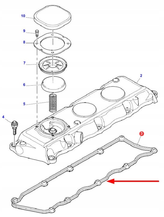 AGCO 4224954M1 JOINT D'ÉTANCHÉITÉ COUVERCLES SOUPAPE