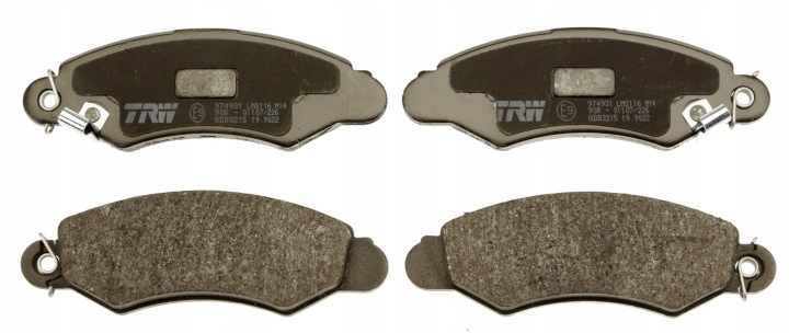 TRW GDB3215 KIT PLAQUETTES FREINS SUZUKI SWIFT 98-