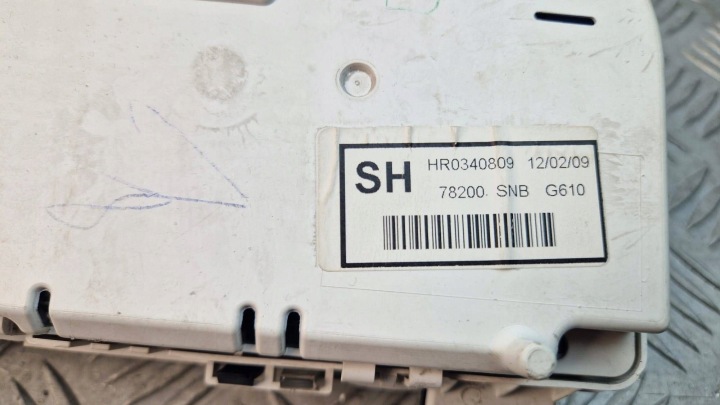 COMPTEUR HONDA CIVIC IX HR0340809
