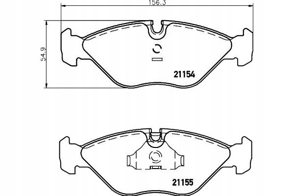 ZAPATAS DE FRENADO SAAB PARTE DELANTERA 9000 85- TEXTAR 