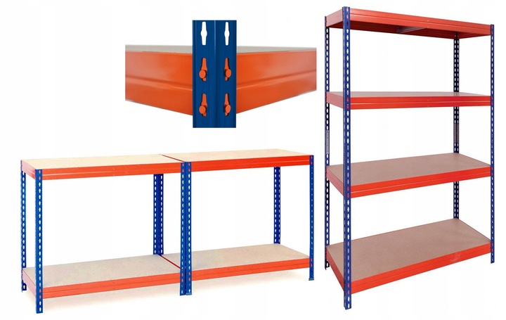 DUZY, STABILNY, POTENTE REGAL AR-SHELVING 1200 KG 