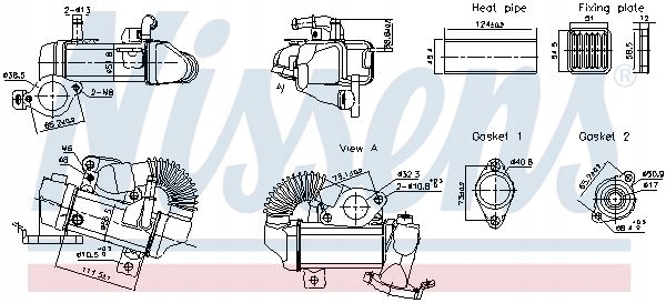 NISSENS 989494 CHLODNICA, SYSTÈME REFROIDISSEMENT DE MOTEUR photo 2 - milautoparts-fr.ukrlive.com