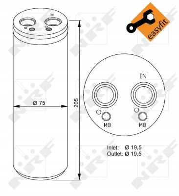 NRF 33204 OSUSZACZ, AIR CONDITIONING photo 6 - milautoparts-fr.ukrlive.com