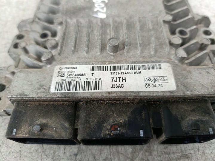 ORDINATEUR CONTRÔLEUR FORD C-MAX I 7M51-12A650-AUH 5WS40582L-T CONTINENTAL