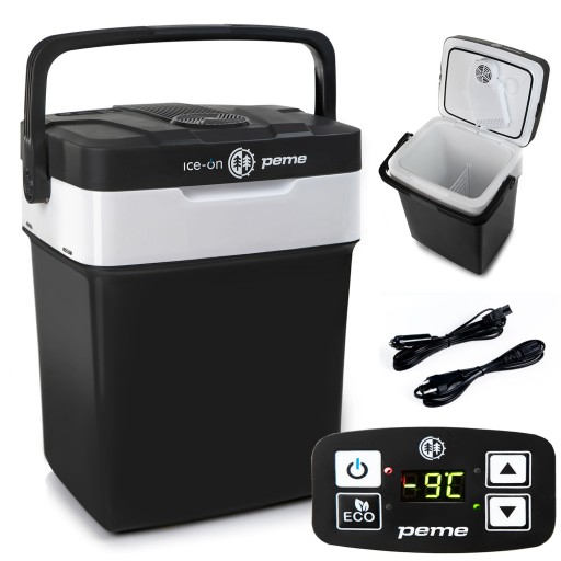 REFRIGERADOR TURÍSTICA ICE-ON 32 DE AUTOMÓVIL FUNCIÓN CALEFACCIÓN 12V 230V USB PEME 