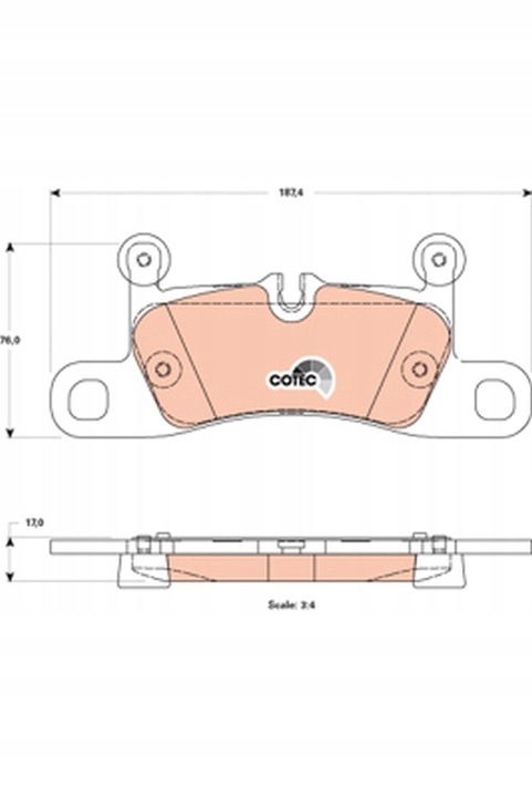 TRW ZAPATAS HAM VW TOUAREG 10- 