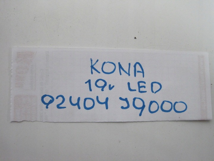 PHARE HYUNDAI KONA 92403-J9000 92404-J9000 19R ARRIÈRE ARRIÈRE