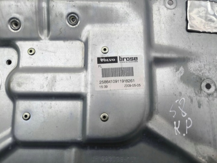 VOLVO V70 2008 MÉCANISME VITRES AVANT SANS MOTEUR 983039101