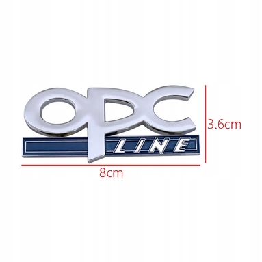 EMBLEMA OPEL OPC LINE INSIGNIA ASTRA CORSA METAL 