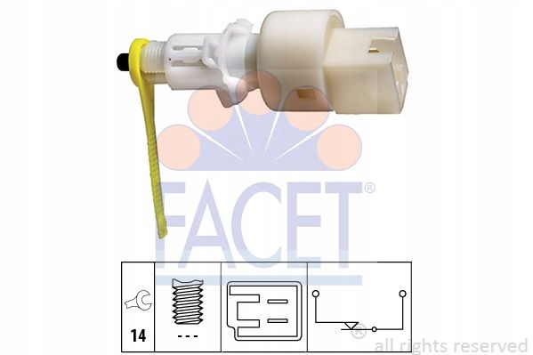 CONMUTADOR DE LUZ LUZ DE FRENADO FIAT 1-810-153 EPS 