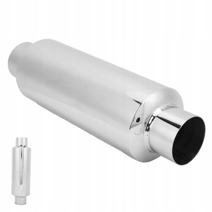 SILENCIEUX CENTRAL 2,5'' TRAVERSANT ACIER INOXYDABLE