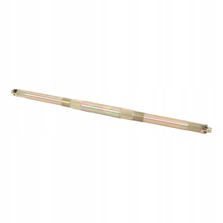 ARRIÈRE AXE GOKARTOWA 610 MM 24 CALES AXE ARRIÈRE AVEC PIED ACIER 23T 28T JT
